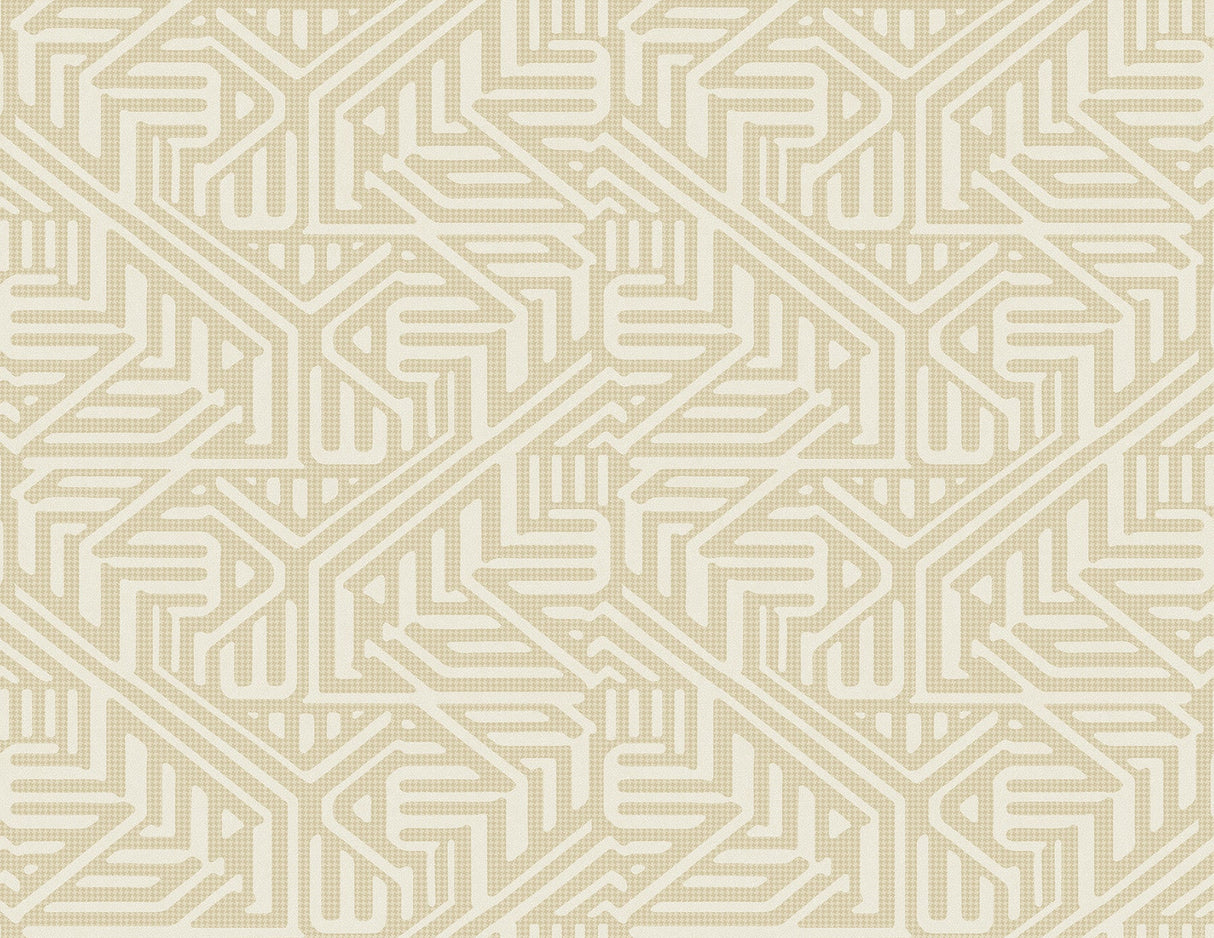 A-Street Prints 2949-60605 Nambiti Cream Geometric Wallpaper