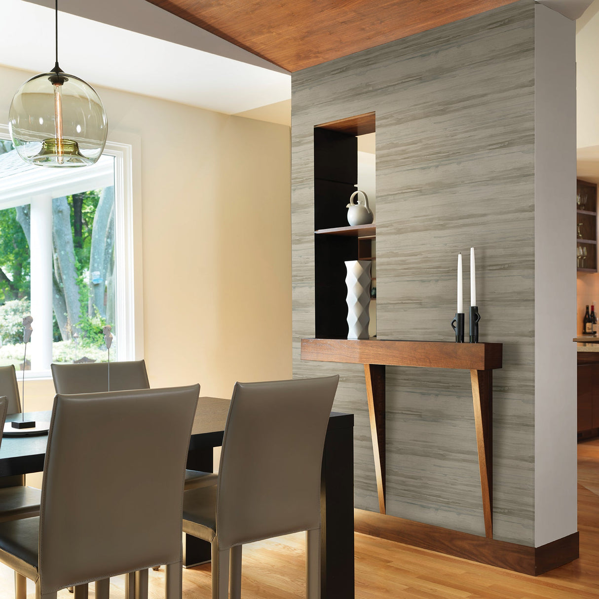 A-Street Prints 2949-60906 Sandhurst Neutral Abstract Stripe Wallpaper