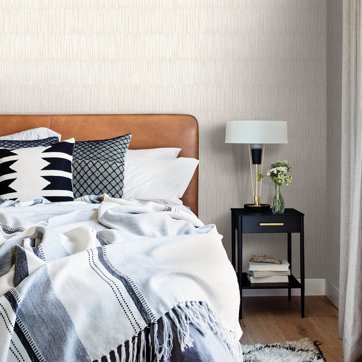 A-Street Prints 2949-61006 Zandari Cream Distressed Texture Wallpaper