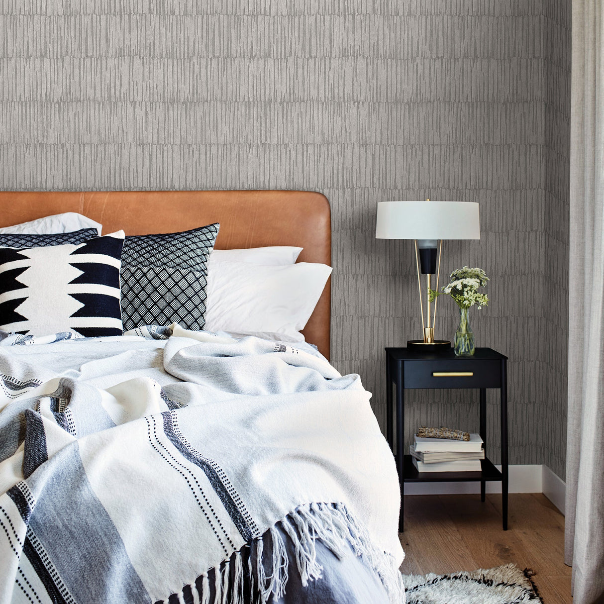 A-Street Prints 2949-61009 Zandari Light Grey Distressed Texture Wallpaper