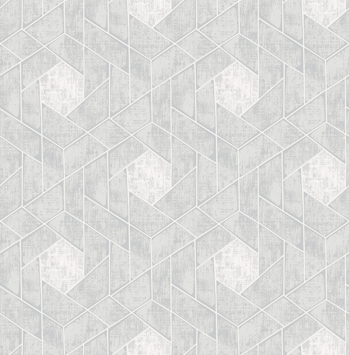 A-Street Prints 2964-25902 Granada Light Grey Geometric Wallpaper