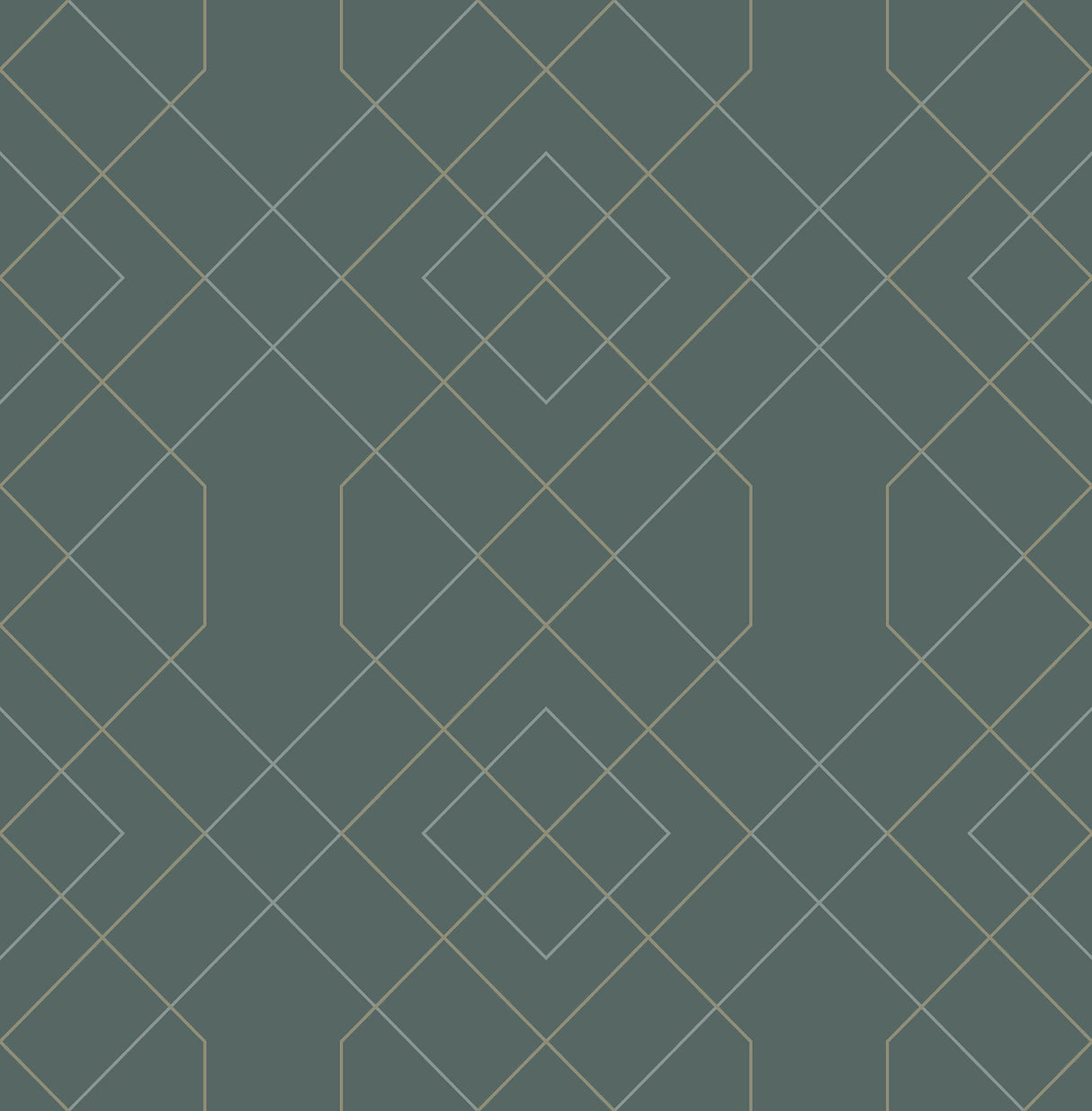 A-Street Prints 2964-25911 Ballard Teal Geometric Wallpaper