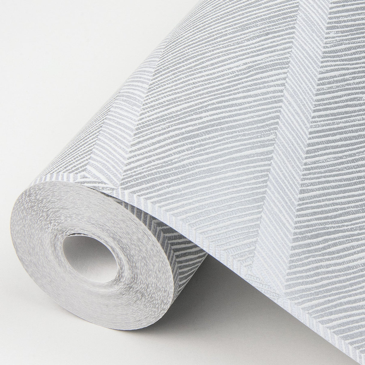 A-Street Prints 2964-25920 Aspen Grey Chevron Wallpaper