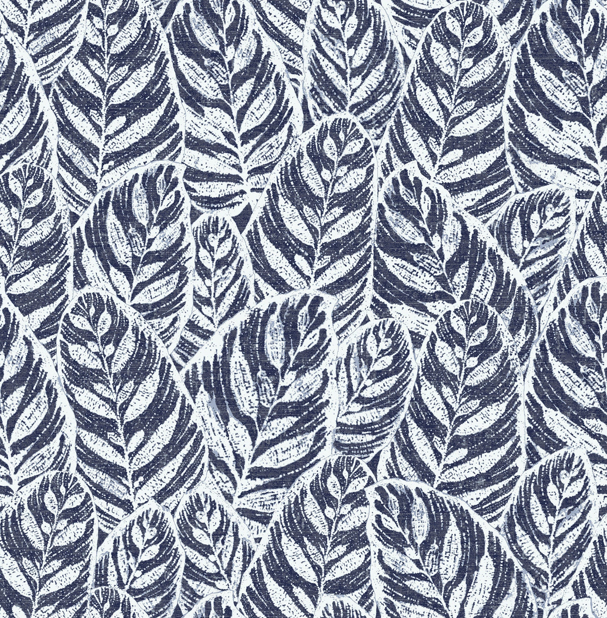 A-Street Prints 2964-25921 Del Mar Indigo Botanical Wallpaper
