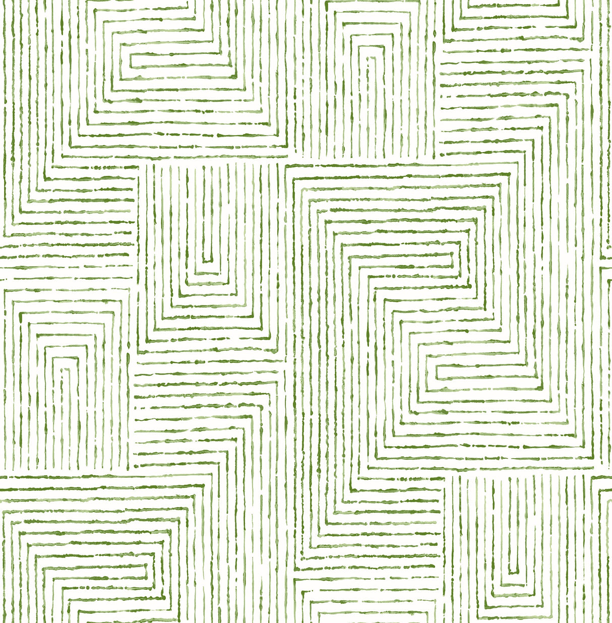 A-Street Prints 2964-25954 Merritt Green Geometric Wallpaper