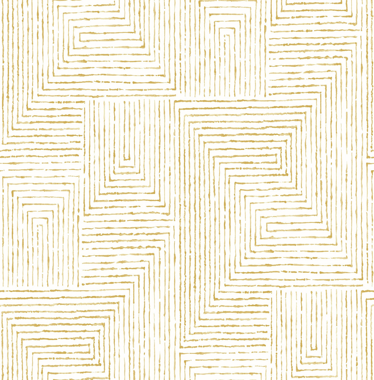A-Street Prints 2964-25957 Merritt Honey Geometric Wallpaper