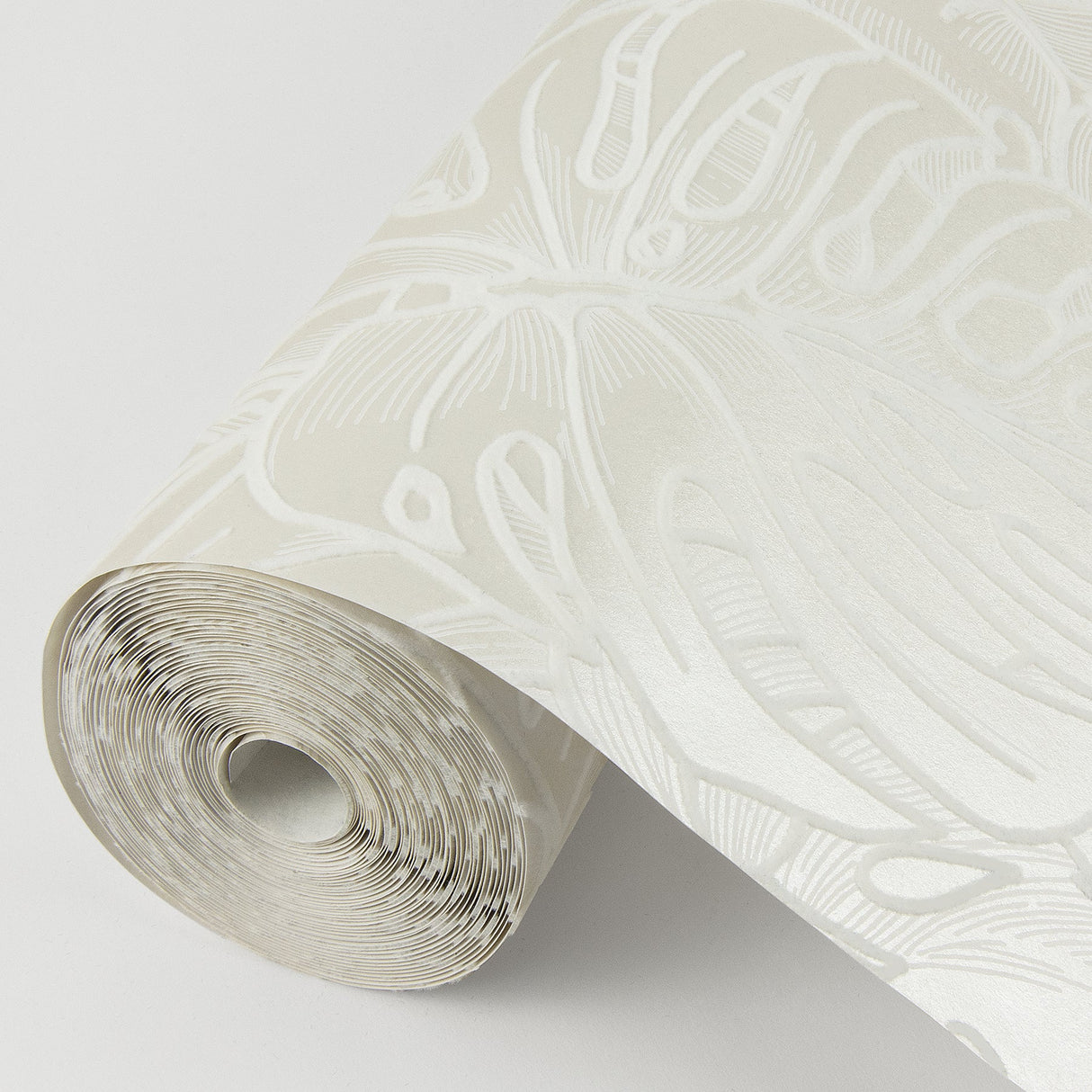 A-Street Prints 2964-87340 Balboa White Botanical Wallpaper