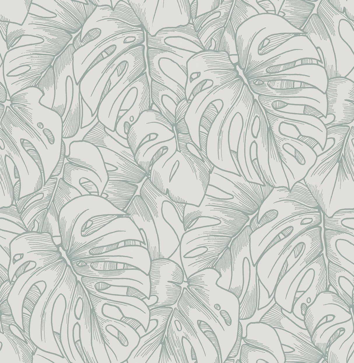 A-Street Prints 2964-87343 Balboa Olive Botanical Wallpaper