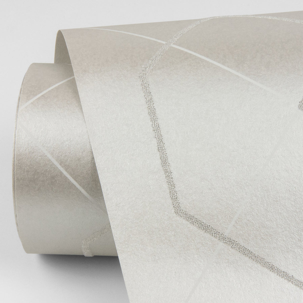 A-Street Prints 2964-87346 Ballard Silver Geometric Wallpaper