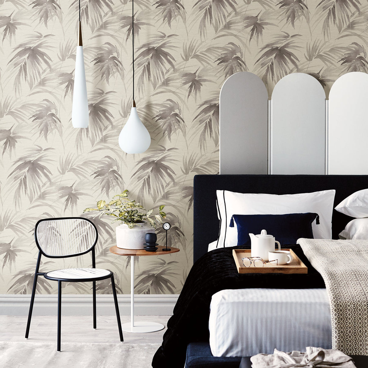 A-Street Prints 2964-87411 Darlana Pewter Grasscloth Wallpaper