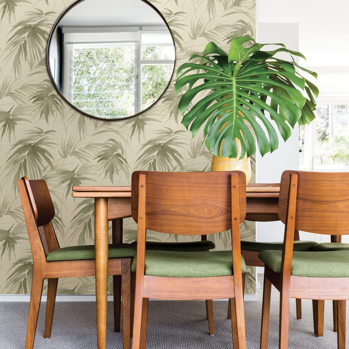 A-Street Prints 2964-87412 Darlana Sage Grasscloth Wallpaper