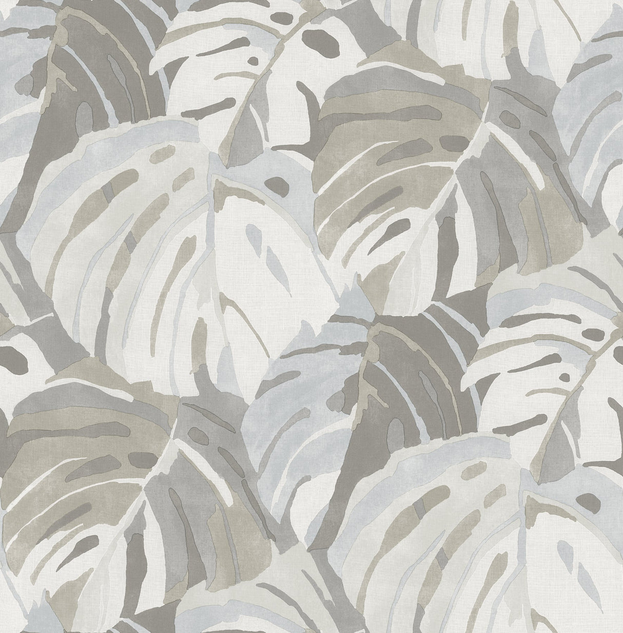 A-Street Prints 2969-26008 Samara Stone Monstrera Leaf Wallpaper