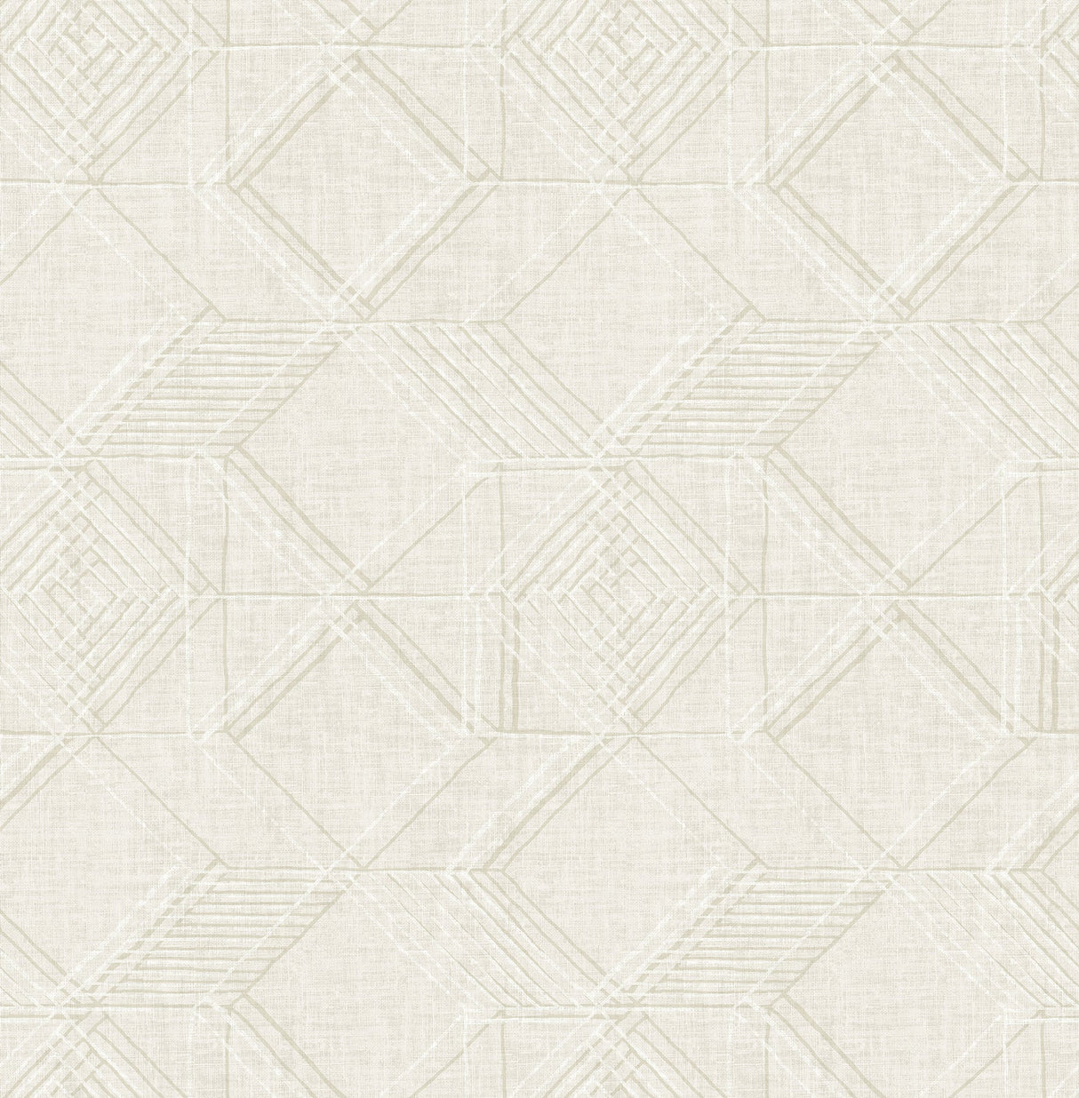 A-Street Prints 2969-26019 Moki Off-White Lattice Geometric Wallpaper