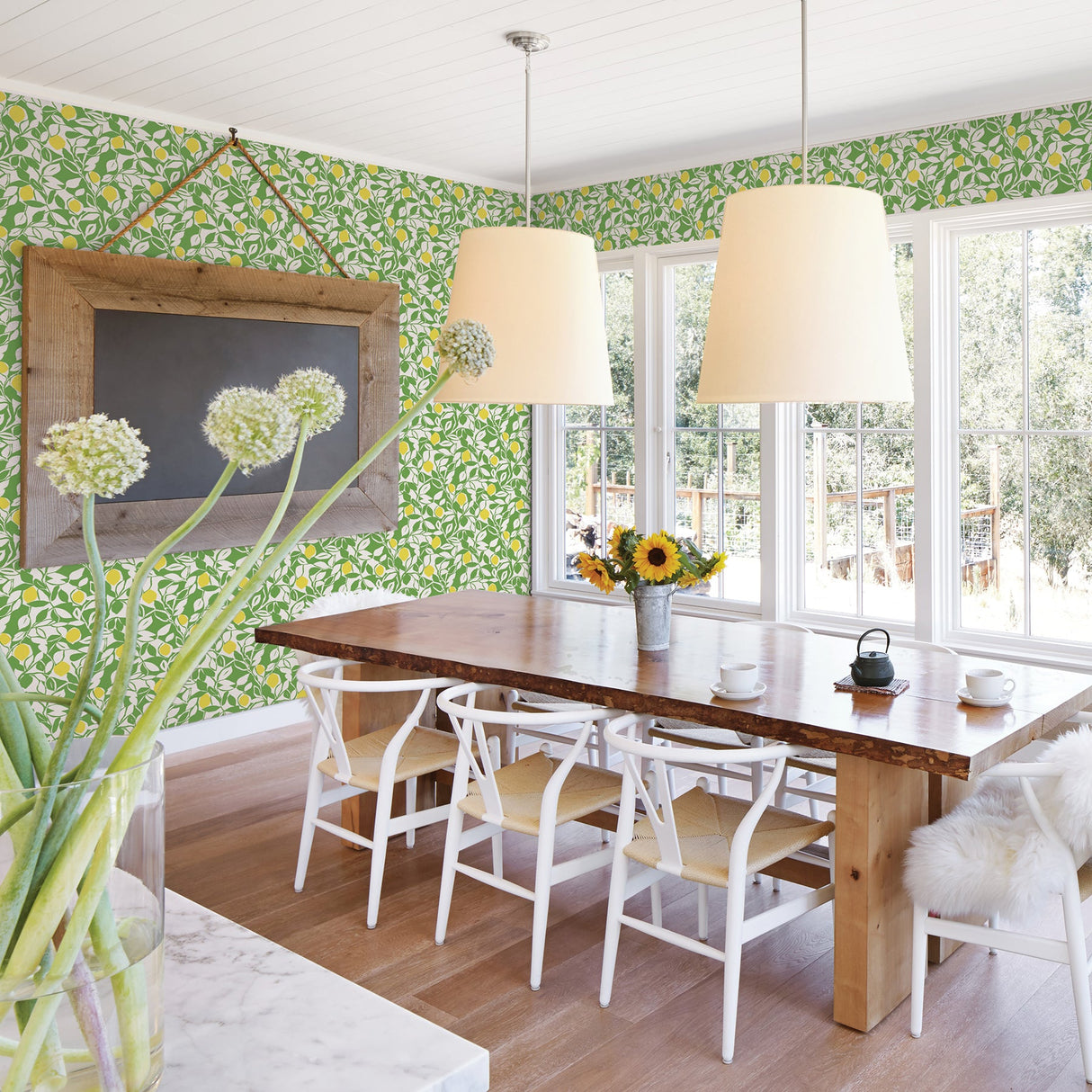 A-Street Prints 2969-26023 Loretto Lime Citrus Wallpaper