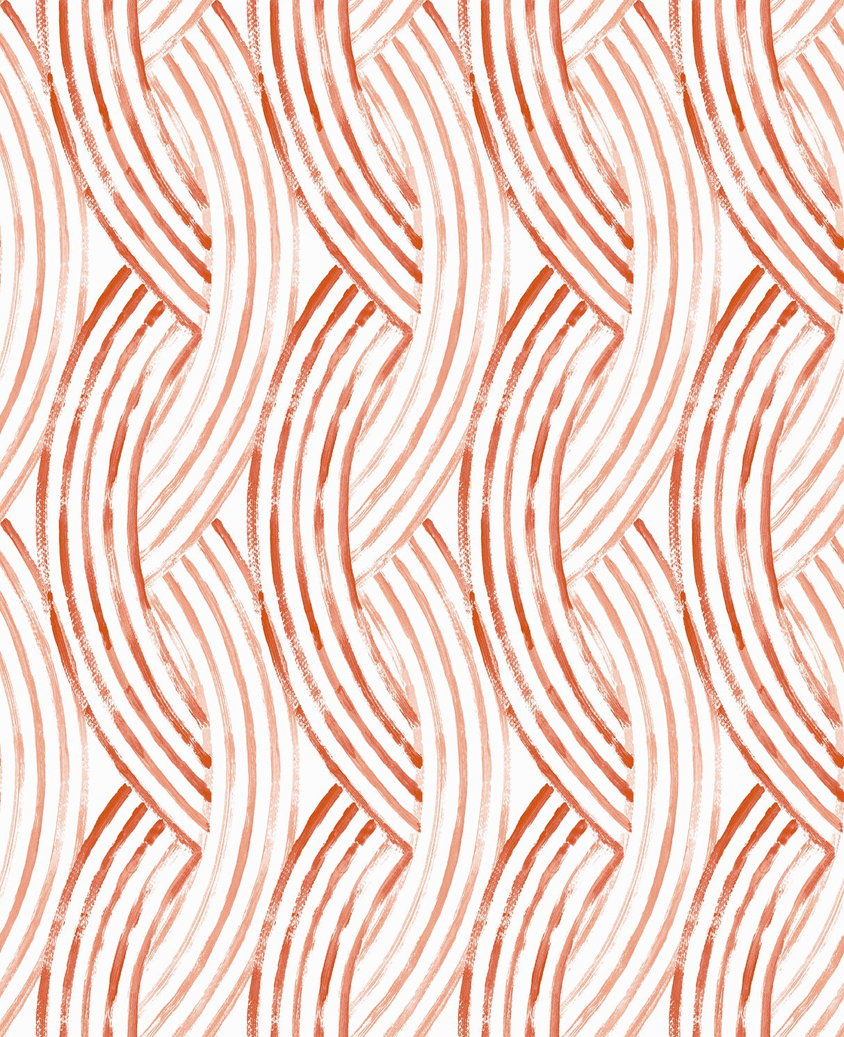 A-Street Prints 2969-26030 Zamora Coral Brushstrokes Wallpaper