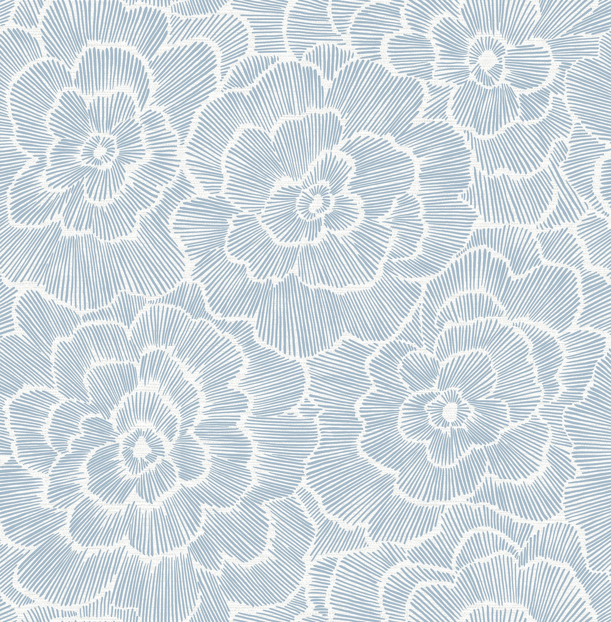 A-Street Prints 2969-26039 Periwinkle Blue Textured Floral Wallpaper