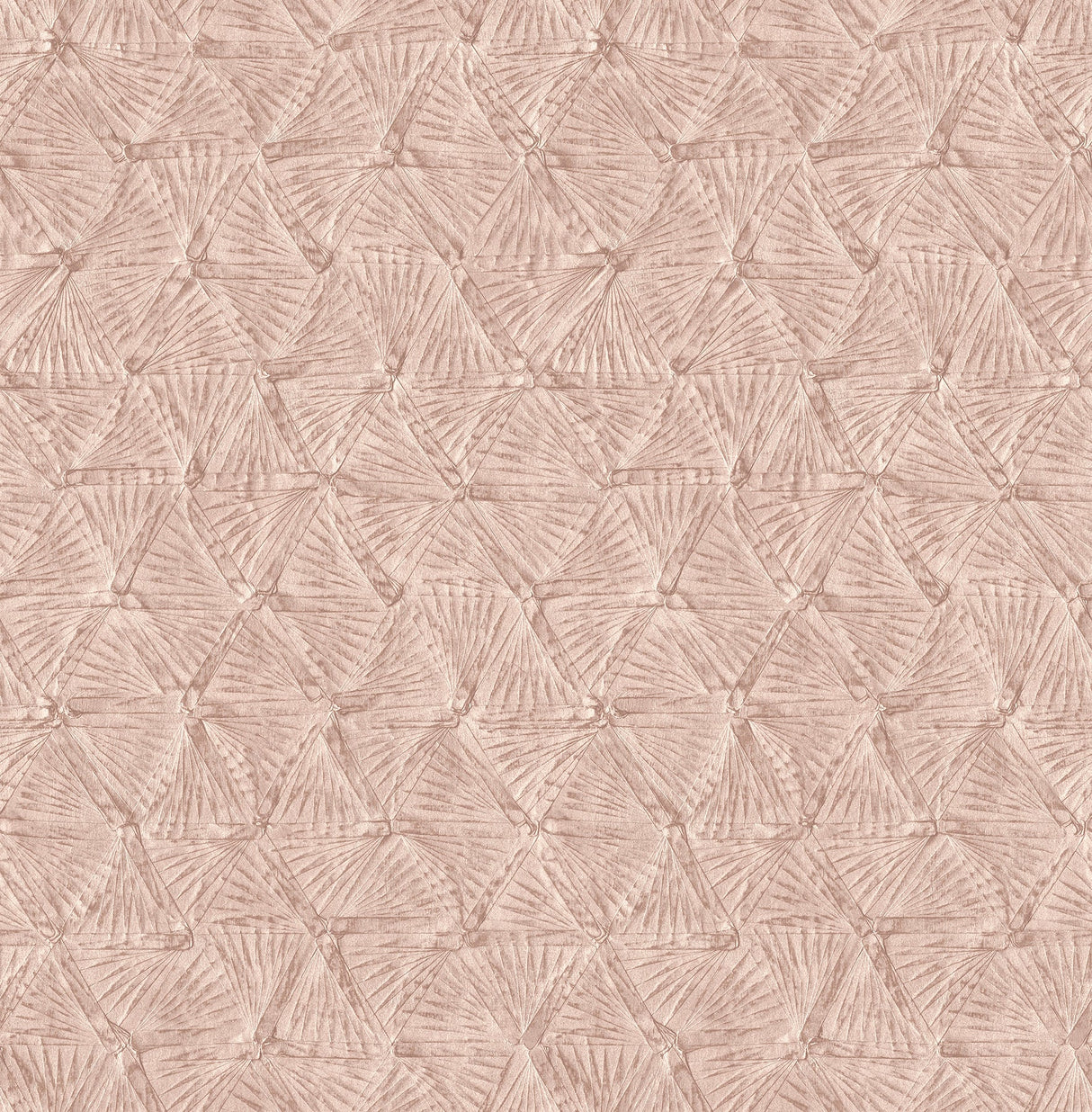 A-Street Prints 2970-26118 Wright Rose Gold Textured Triangle Wallpaper