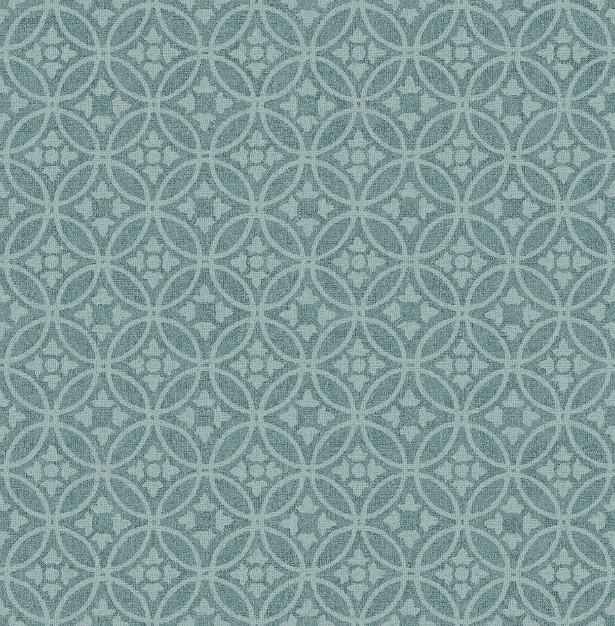 A-Street Prints 2970-26133 Larsson Teal Ogee Wallpaper