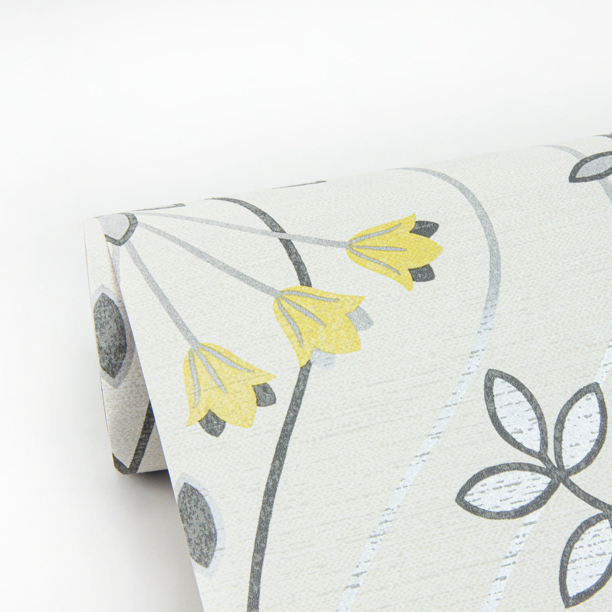 A-Street Prints 2970-26147 Dard Grey Tulip Ogee Wallpaper