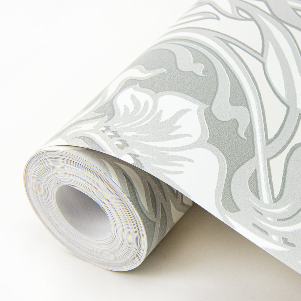 A-Street Prints 2970-26149 Mucha Off-White Botanical Ogee Wallpaper