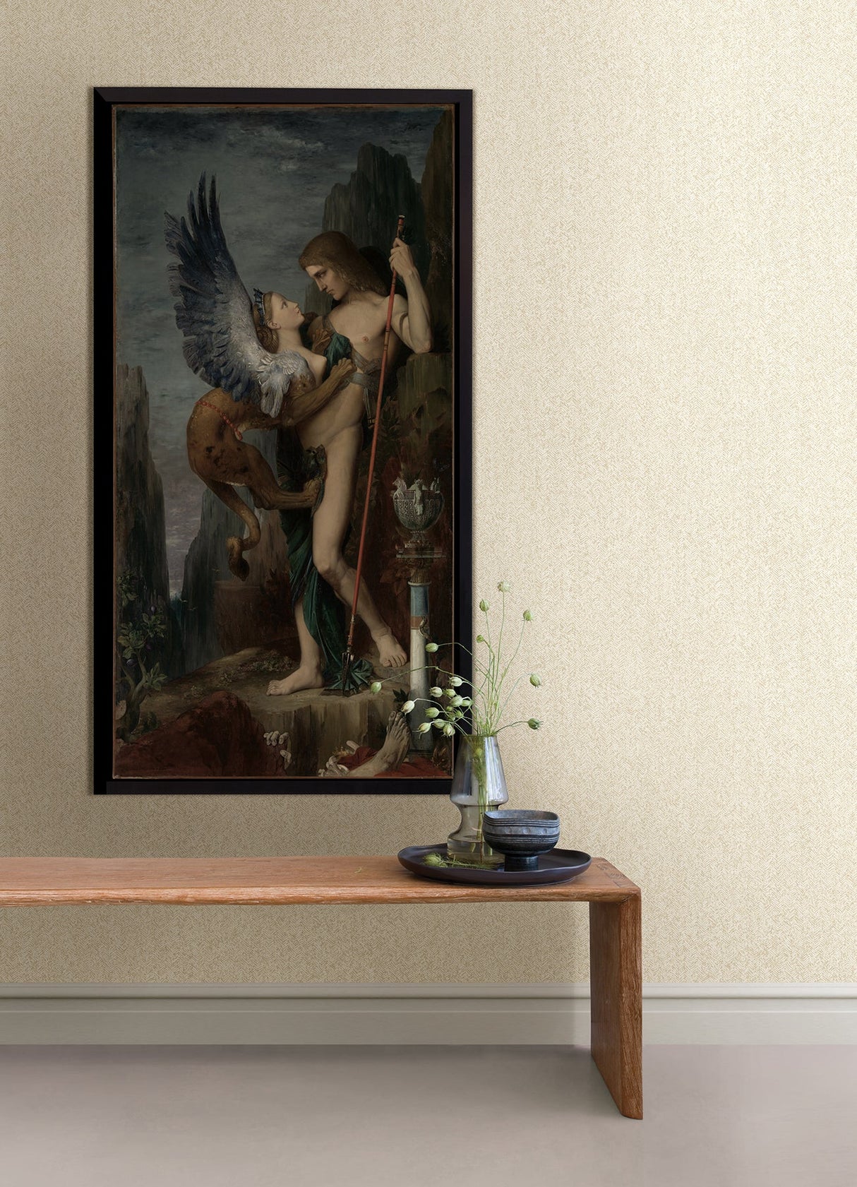 A-Street Prints 2970-26161 Ashbee Taupe Tweed Wallpaper