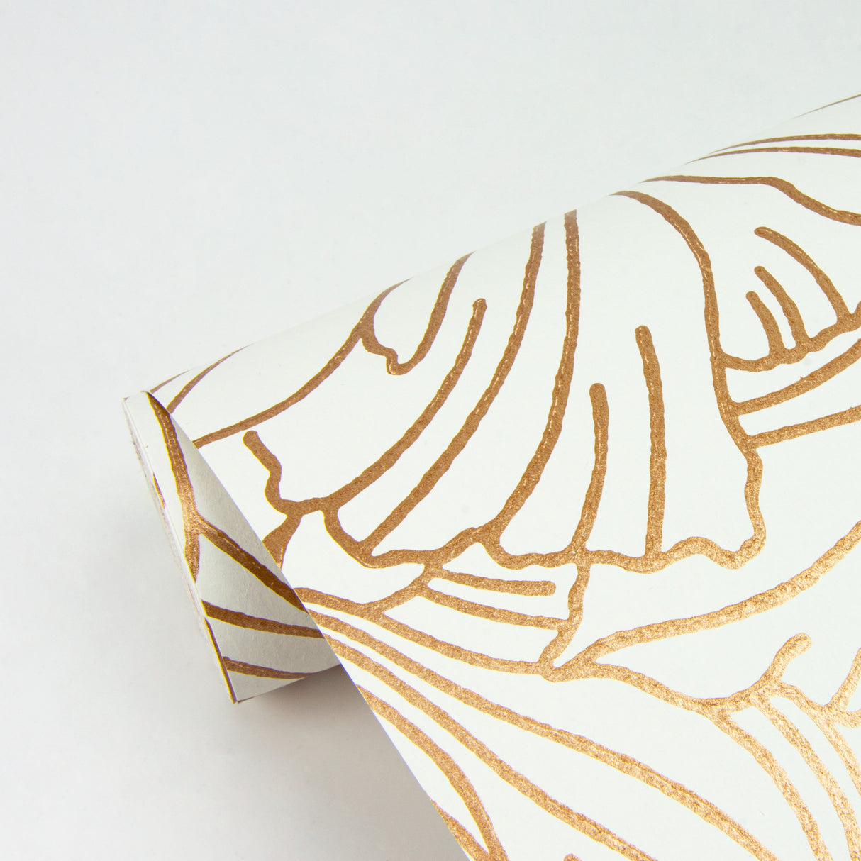 A-Street Prints 2970-87358 Selwyn Metallic Copper Floral Wallpaper