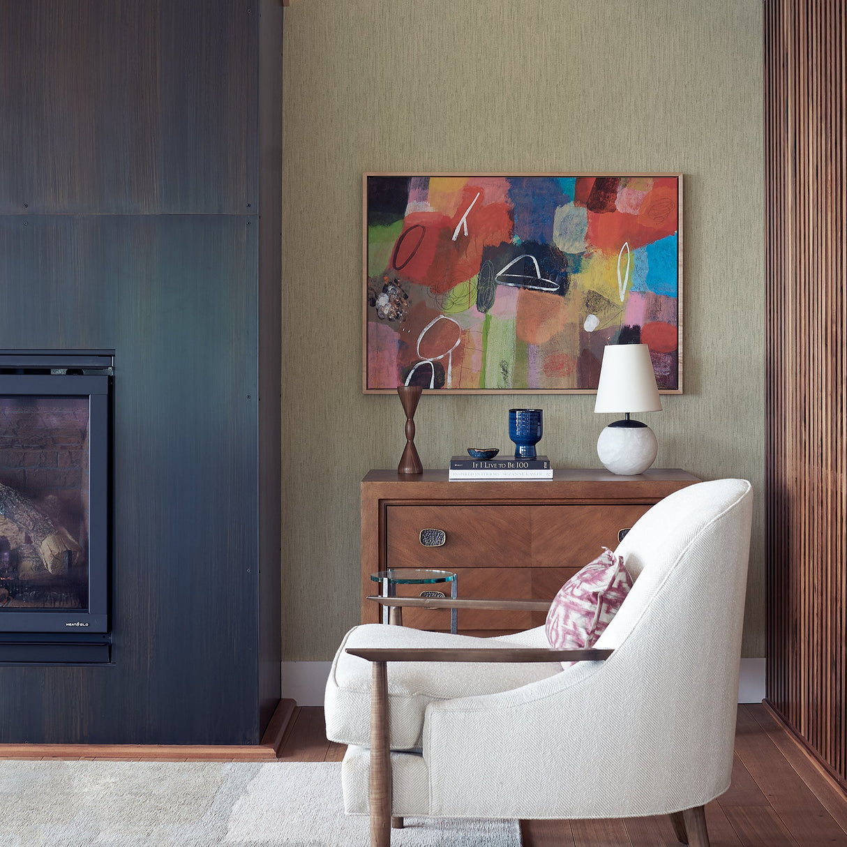 A-Street Prints 2971-86339 Terence Light Brown Pinstripe Texture Wallpaper