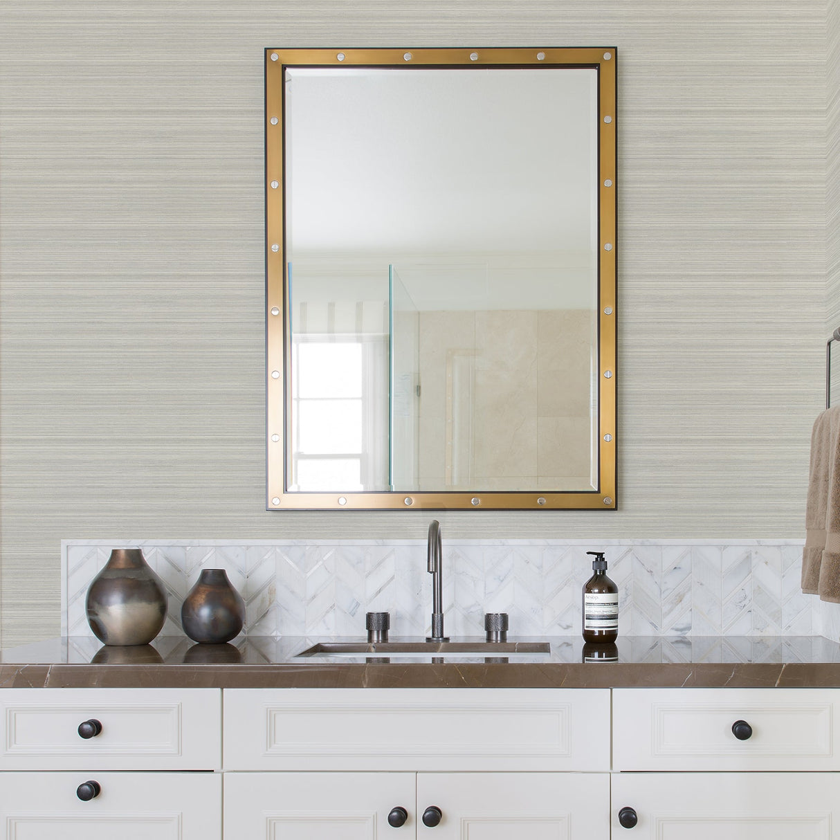 A-Street Prints 2971-86350 Skyler Light Grey Striped Wallpaper