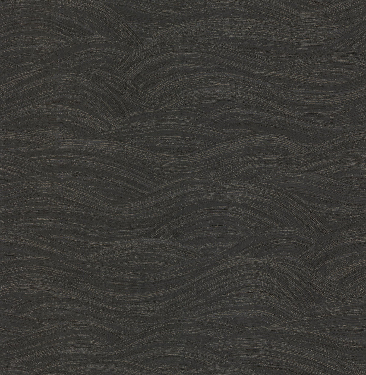 A-Street Prints 2971-86363 Leith Black Zen Waves Wallpaper