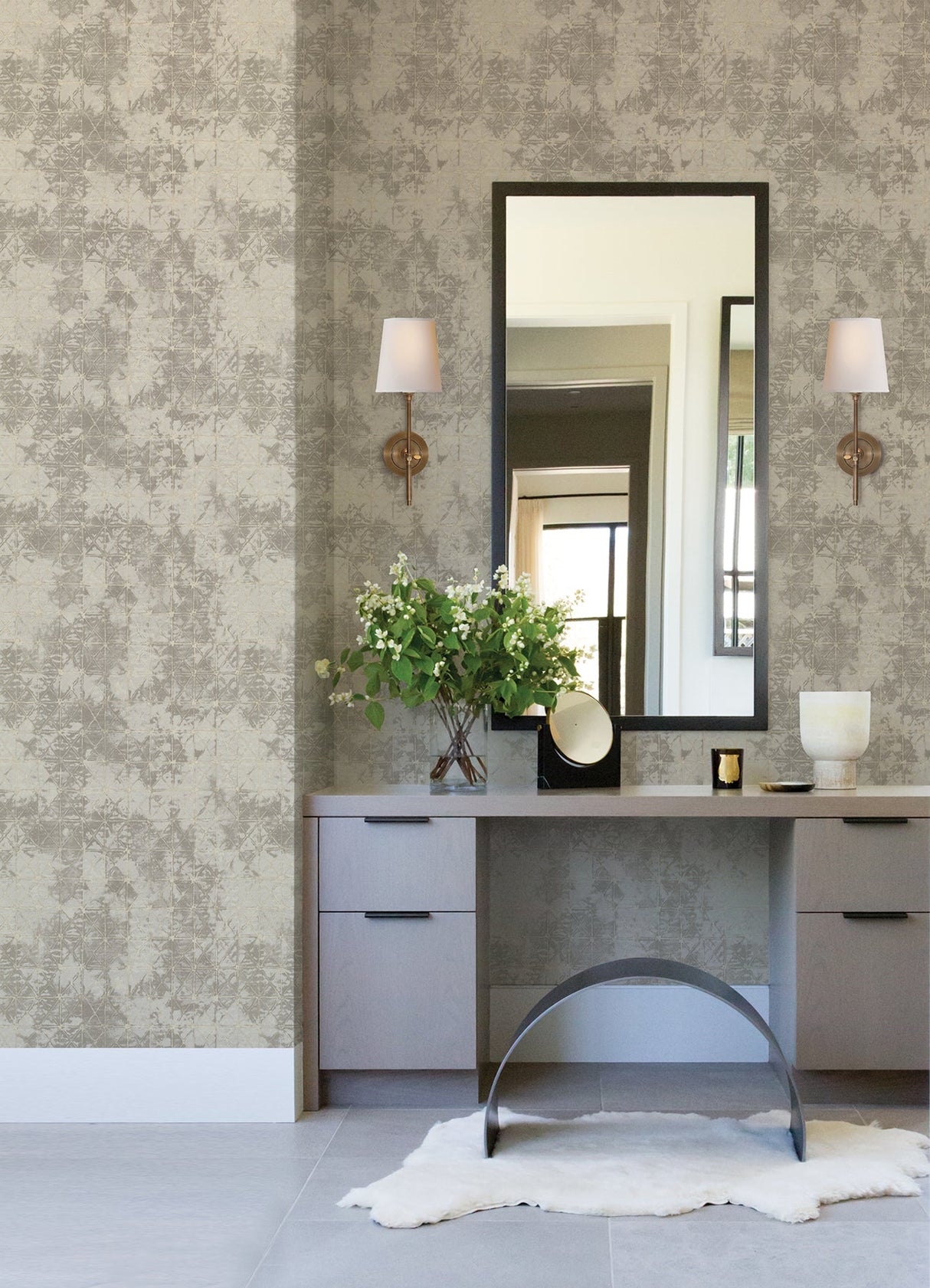 A-Street Prints 2971-86374 Odell Bronze Antique Tiles Wallpaper