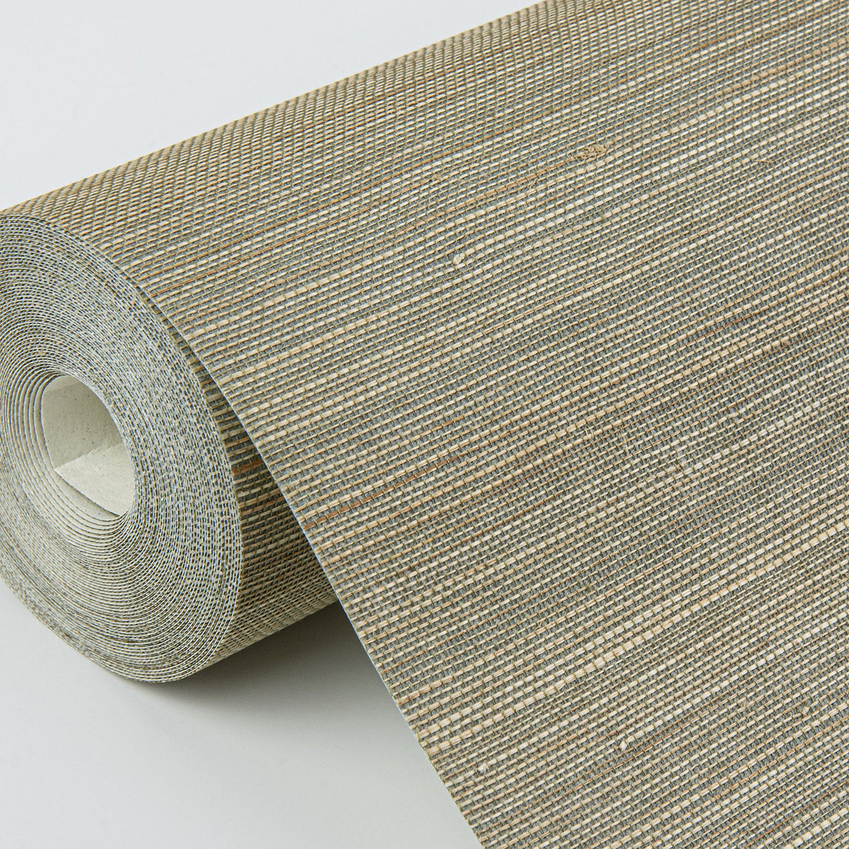 Eade’s Hiromi Pewter Abaca Grasscloth Wallpaper Pewter