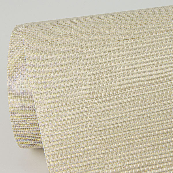 Eade’s Hetao Cream Sisal Grasscloth Wallpaper Cream