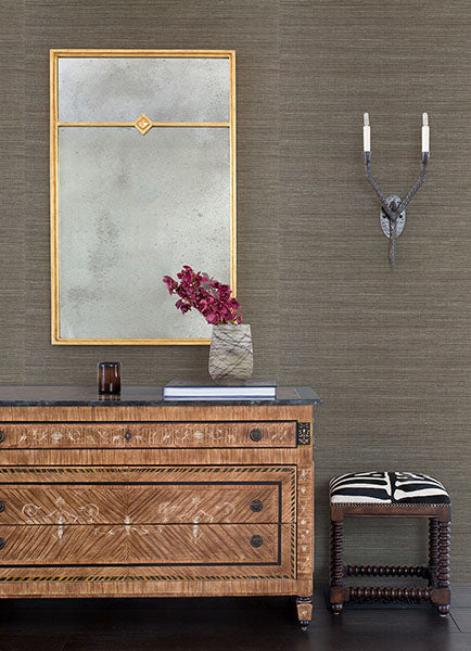 Eade’s Jiao Metallic Sisal Grasscloth Wallpaper Metallic