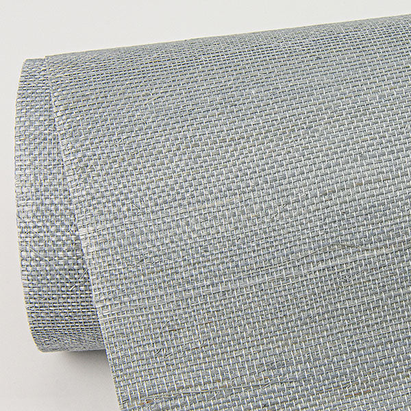 Eade’s Mirador Light Blue Sisal Grasscloth Wallpaper Light B