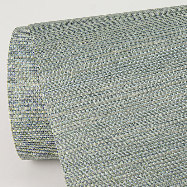Eade’s Zhejiang Aquamarine Sisal Grasscloth Wallpaper Aquama