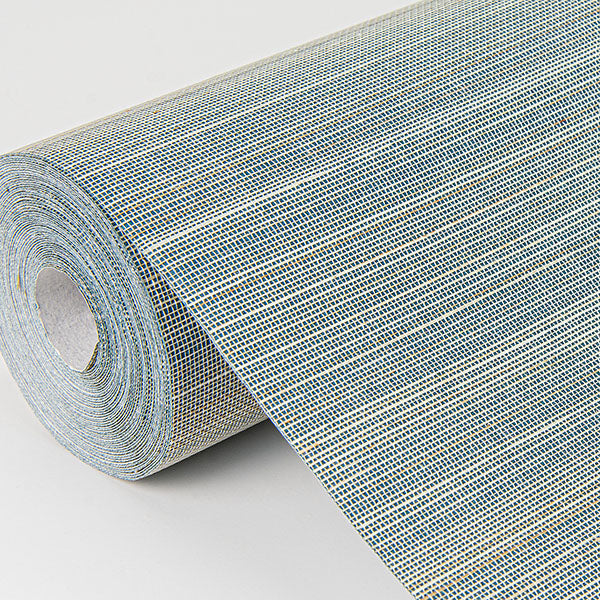 Eade’s Mai Turquoise Abaca Grasscloth Wallpaper Turquoise