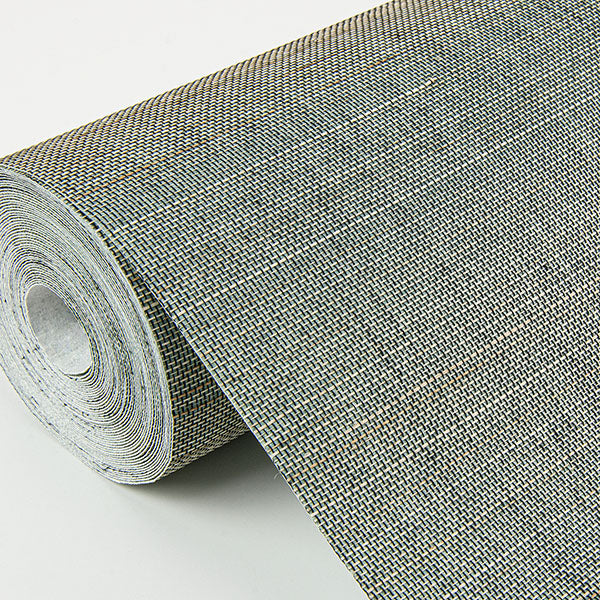 Eade’s Mai Teal Abaca Grasscloth Wallpaper Teal