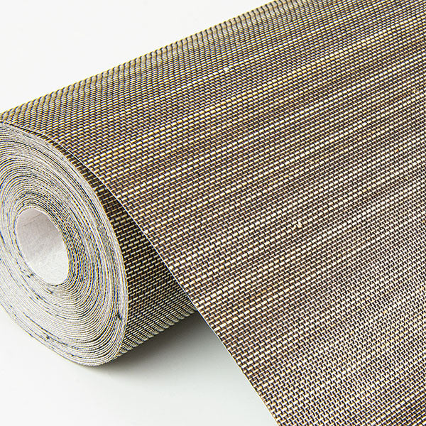 Eade’s Mai Dark Grey Abaca Grasscloth Wallpaper Dark Grey
