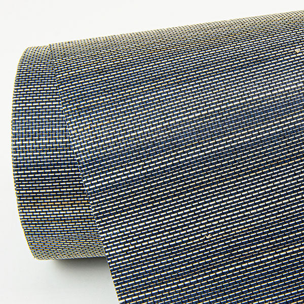 Eade’s Mai Indigo Abaca Grasscloth Wallpaper Indigo