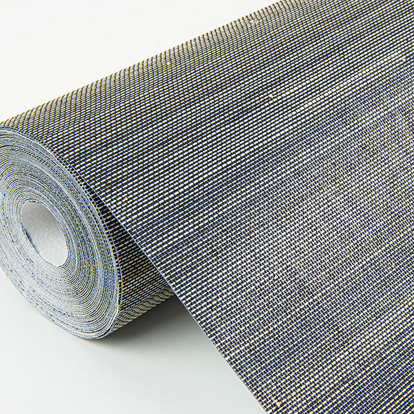 Eade’s Mai Indigo Abaca Grasscloth Wallpaper Indigo