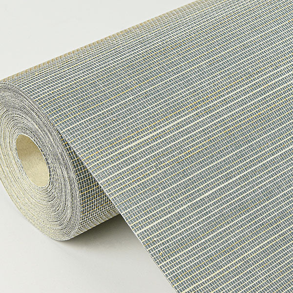 Eade’s Mai Aqua Abaca Grasscloth Wallpaper Aqua