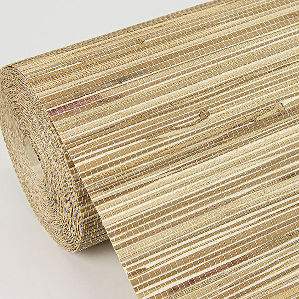 Eade’s Shuang Light Brown Handmade Grasscloth Wallpaper Ligh