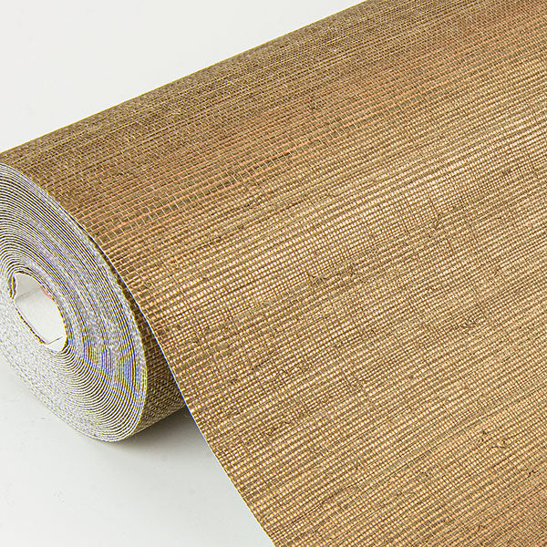 Eade’s Caihon Bronze Sisal Grasscloth Wallpaper Bronze