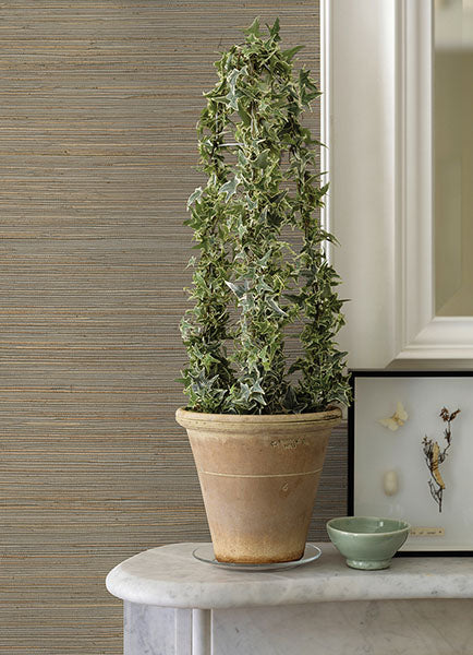 Eade’s Kira Neutral Hemp Grasscloth Wallpaper Neutral