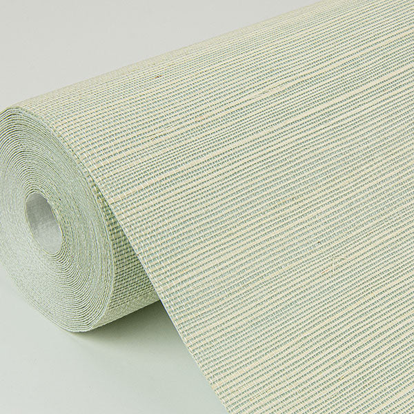 Eade’s Sakiya Seafoam Sisal Grasscloth Wallpaper Seafoam