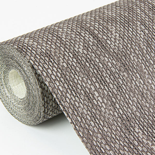 Eade’s Jia Charcoal Paper Weave Grasscloth Wallpaper Charcoa
