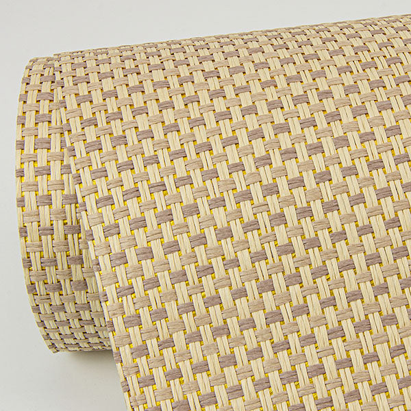 Eade’s Maylin Gold Paper Weave Grasscloth Wallpaper Gold