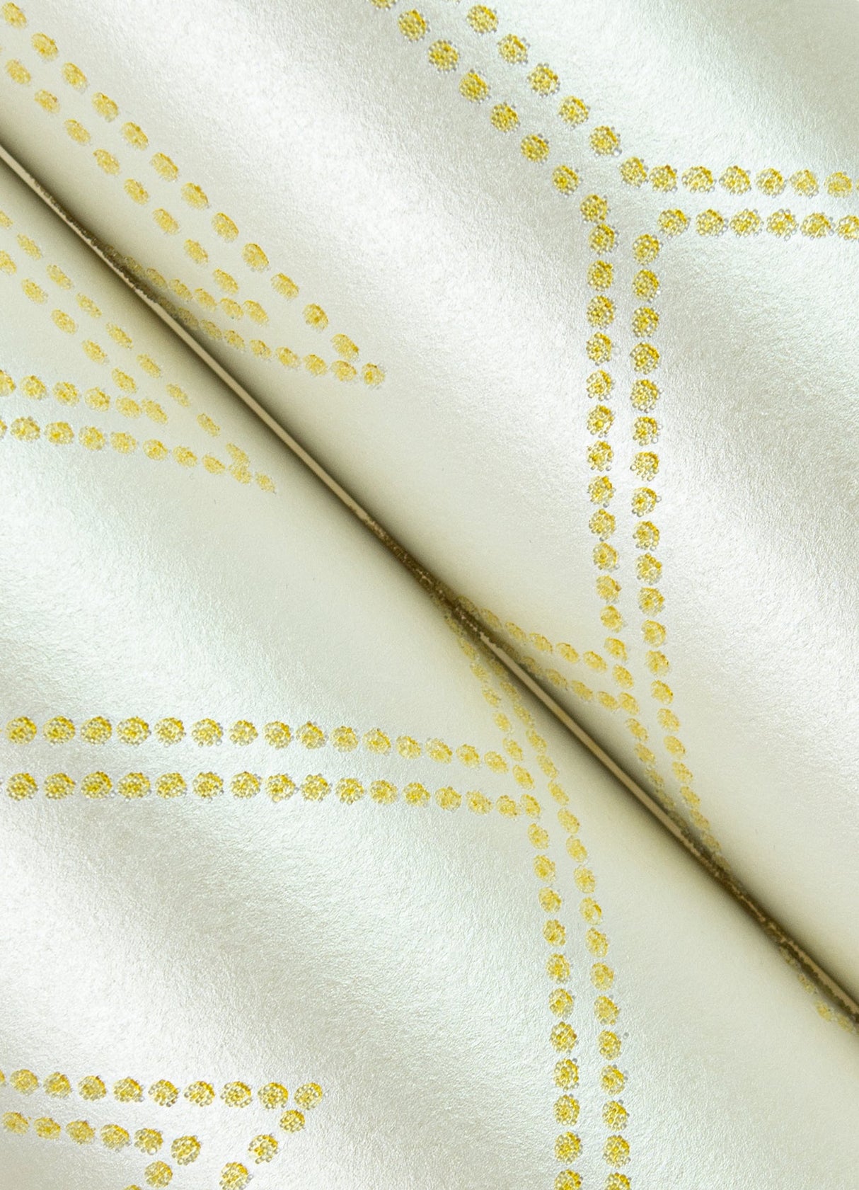 A-Street Prints 2973-87370 Voltaire Gold Beaded Geometric Wallpaper