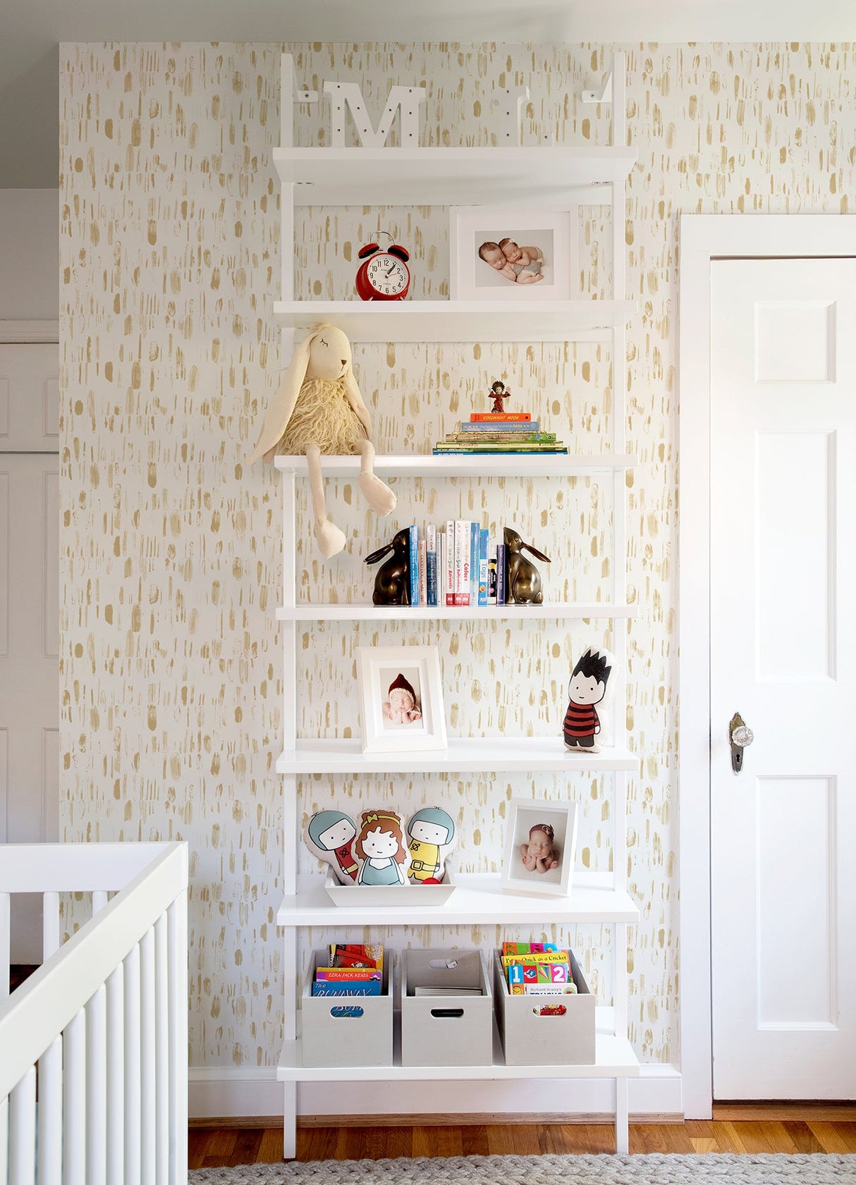 A-Street Prints 2973-90203 Dwell Gold Brushstrokes Wallpaper