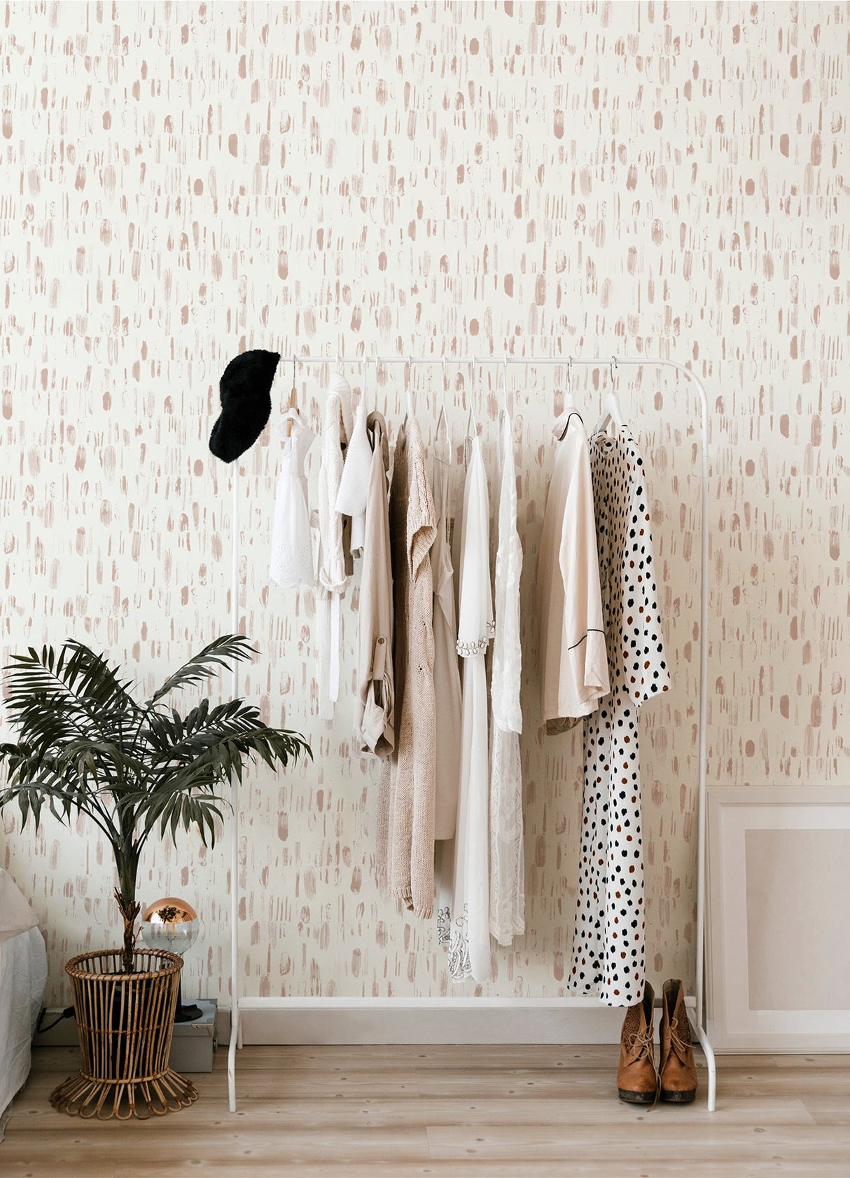 A-Street Prints 2973-90205 Dwell Pink Brushstrokes Wallpaper